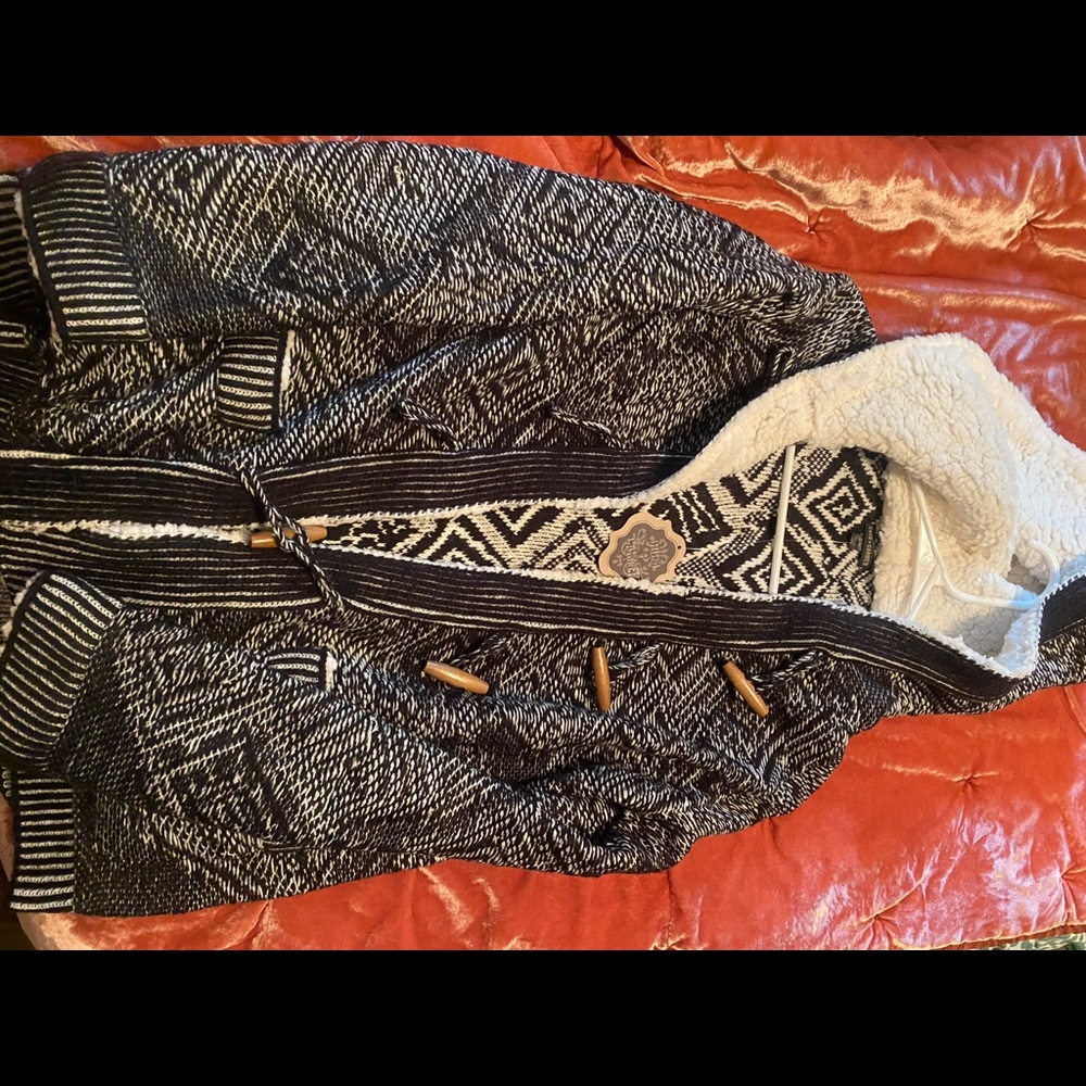 Coco & Carmen Cardigan with hoodie